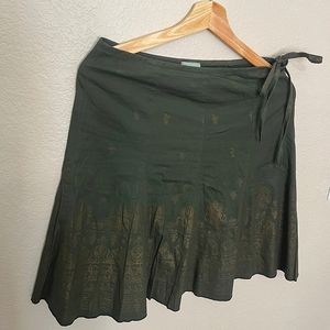 Indian style Guardian/militar green skirt